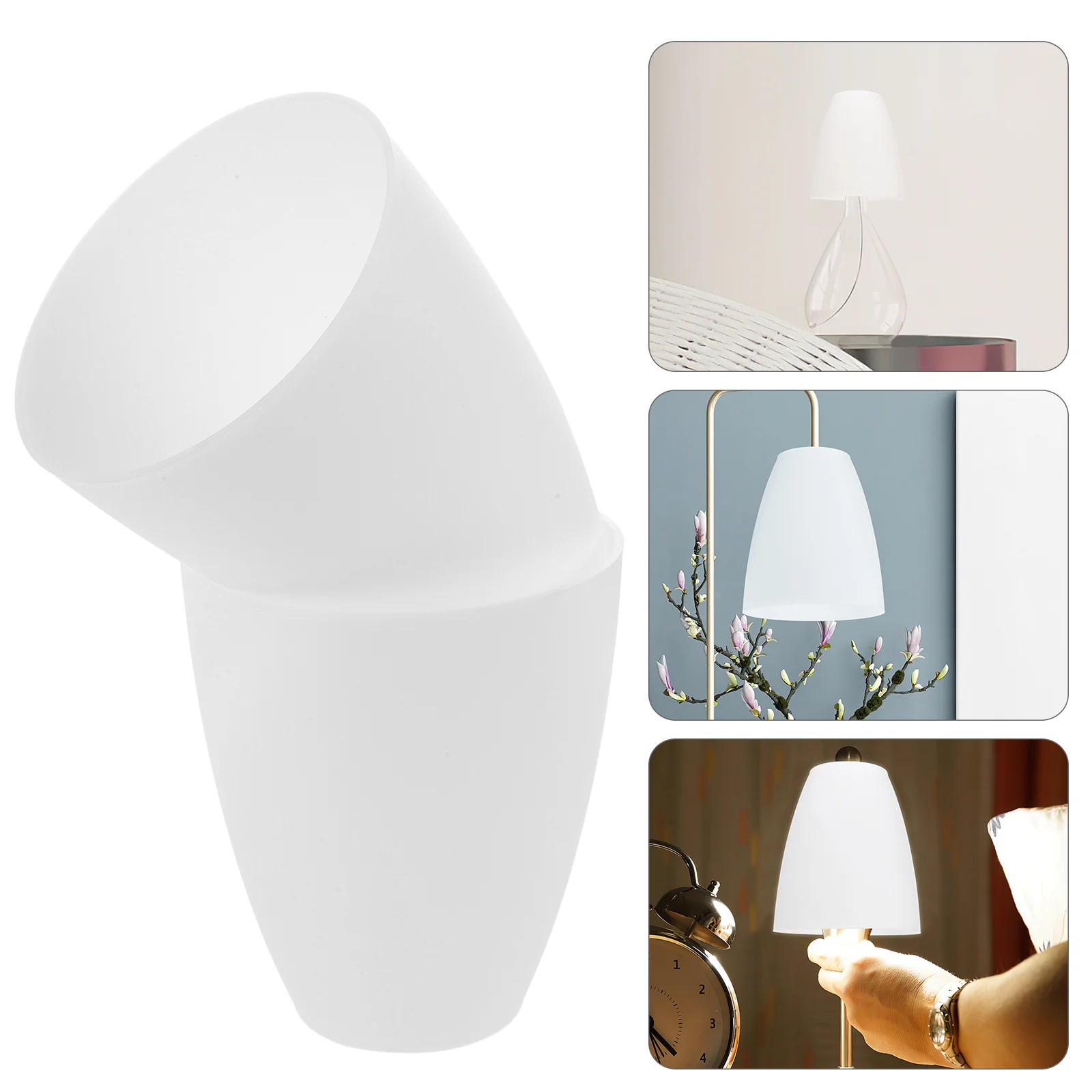 Small Lamp Shade 30mm Opening Table Light Shade Desk Lamp Lampshade Supply White Lampshade Cover Tulip Tulips Screen аэрозольная краска molotow premium belton 400 мл 095 tulip blue light