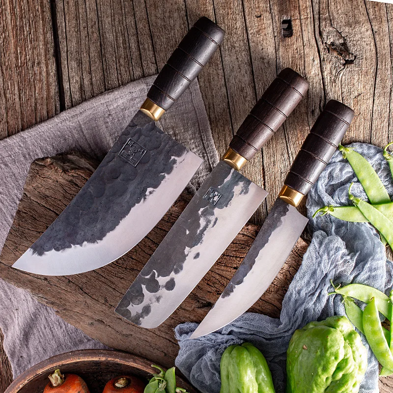 

Chinese Cleaver Knife Stainless Steel Kitchen Chef Knife Meat Fish Vegetables Chopping Slicing Butcher Knife Cooking Tools