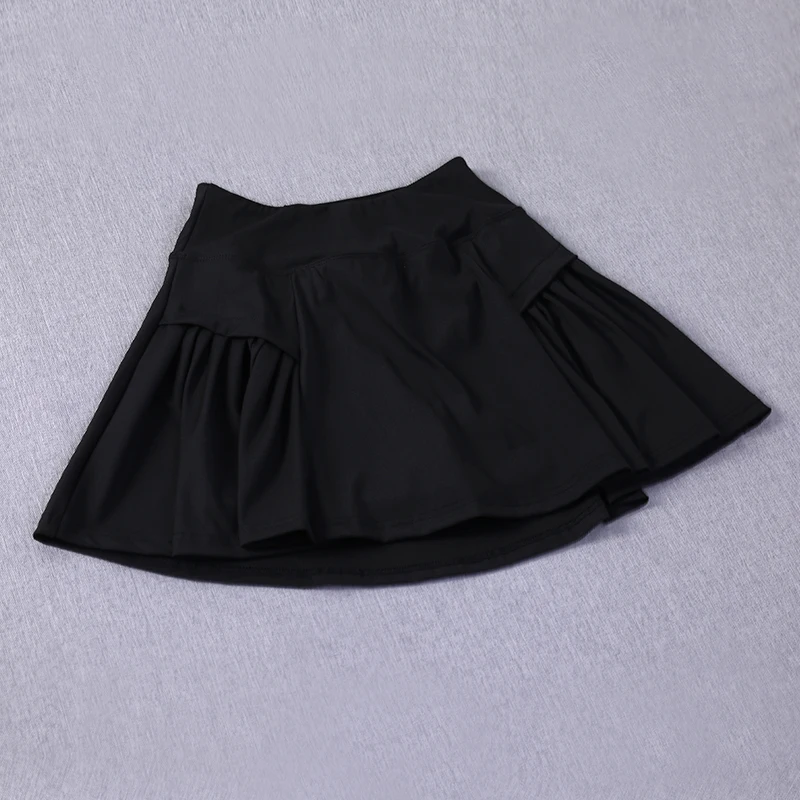 Exercise Loose Comfortable Quick Dry Running Fitness Double Layers Frills Pleated Golf Tennis Skirts, sports skirt