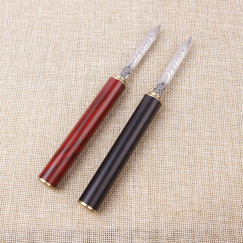 1Pcs Sandalwood Tea Knife Needle for Chinese Pu'er Tea Durable Cone Needle Tool for Breaking And Prying Brick