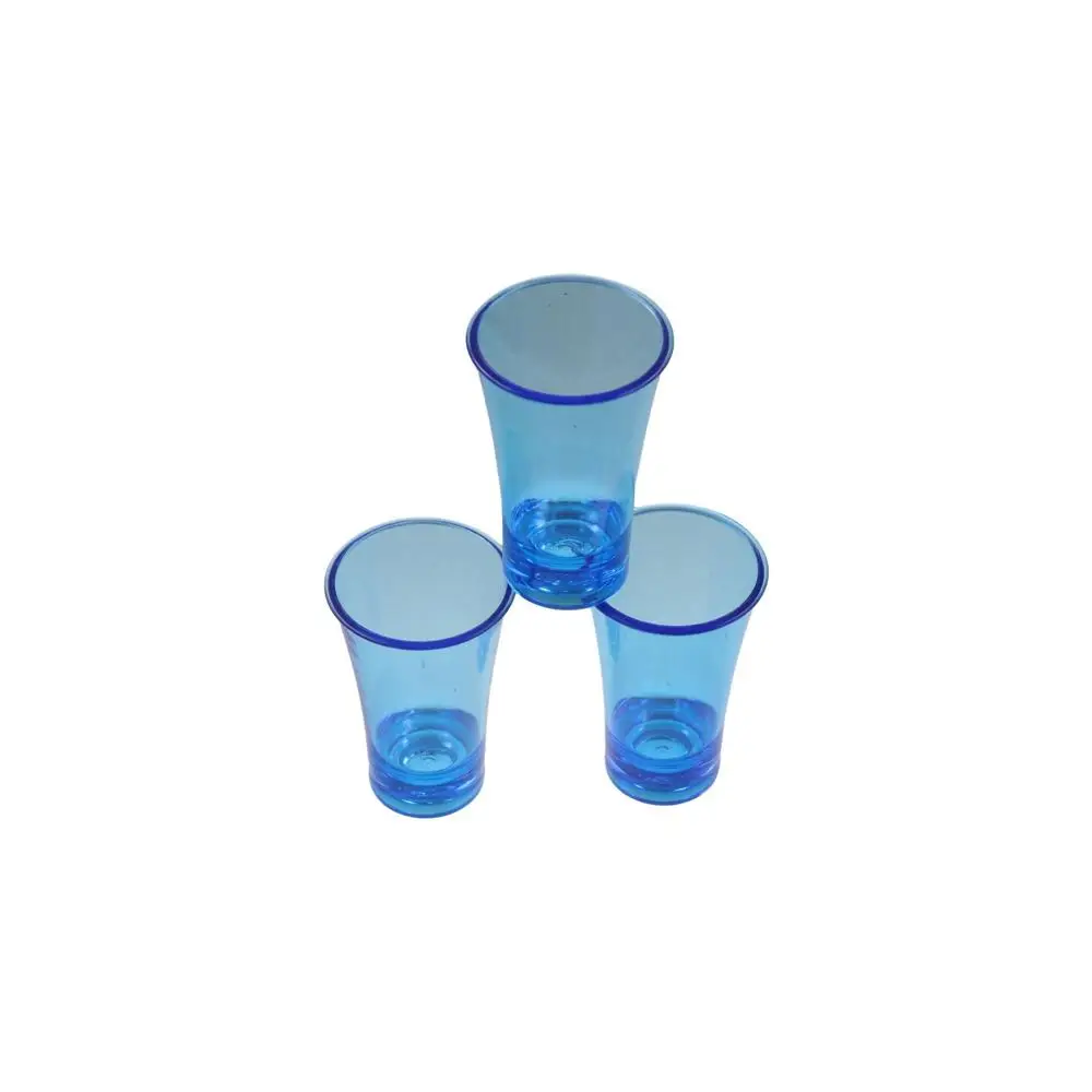 Description Picture 4 of item10pcs Commercial 35ml Shot Glass Unbreakable Plastic Vodka Cup Colorful Small Capacity Liquor Glass KTV