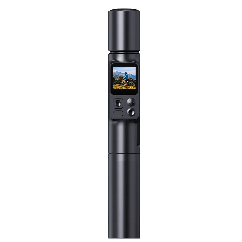 휴대용 액션 카메라 EIS 5배 줌 350 °   회전식 듀얼 렌즈 고화질 스포츠 카메라 50MP Wi-Fi 웹캠 DV 레코더