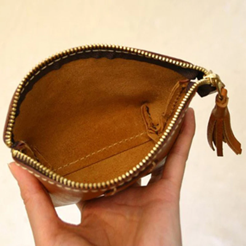 DIY Storage Bag Coin Purse Sewing Pattern Handmade Leather Kraft Paper Version Drawings Leather Paper Pattern Template 12*10*5.5 leather craft template sewing template