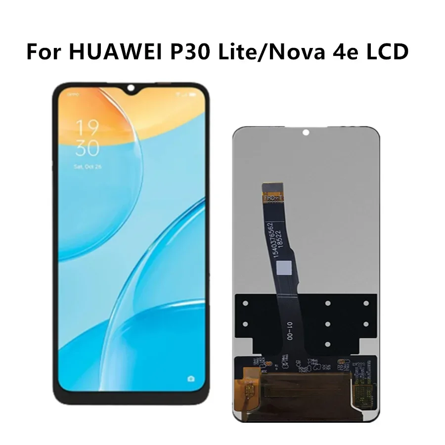 

ЖК-дисплей для HUAWEI P30 Lite, сенсорный экран, дигитайзер в сборе, MAR-LX1M LX1A LX2 L21MEA LX3A, 6,15 дюйма, новый