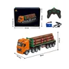 Flatbed Construction Truck Remote Control 9-Channel Lumber Transportation Sound Light Children'S Toys Trucks Gifts 1:18 Metal 1