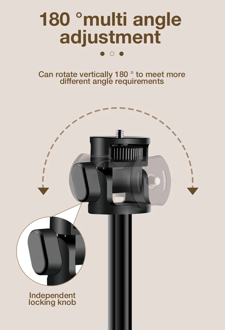 Extensible avec vis 1/4" pour appareil photo reflex numérique, smartphone, lampe d'appoint, microphone et trépied_voghion.com