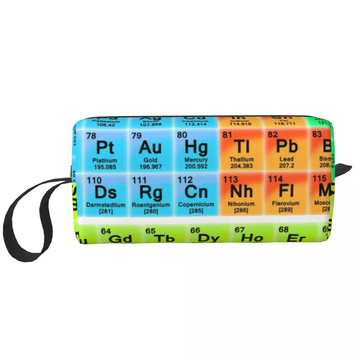 

Elements Periodic Table Makeup Bag for Women Travel Cosmetic Organizer Kawaii Science Chemistry Chemical Storage Toiletry Bags