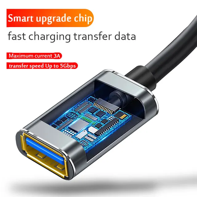 USB 3.0 / 2.0  Extension Cable Male to Female Extender Cable Fast Speed USB 3.0/2.0 Extended for laptop PC USB 3.0 Extension 2