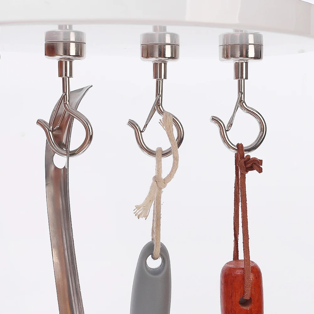 Description Picture 6 of item10/1PCS Strong Magnetic Hooks Multi-Purpose Storage Hooks Home Kitchen Bar Storage Hook Key Storage Hook Bathroom Hangers