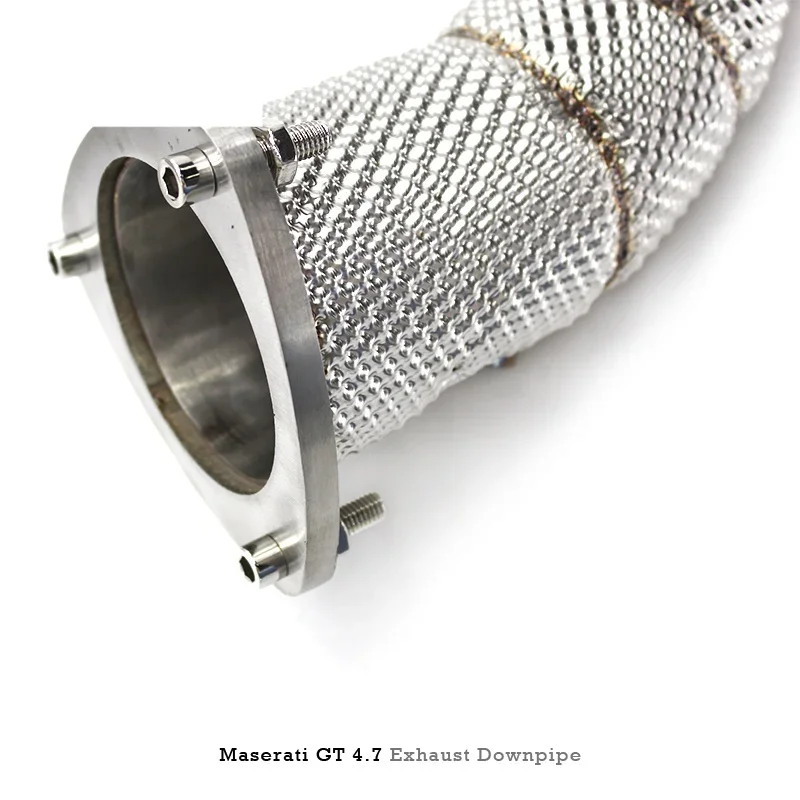 Head Section High flow Pipes branch downpipe Exhaust Pipe with catalyst for Maserati Gran Turismo/GT 4.7
