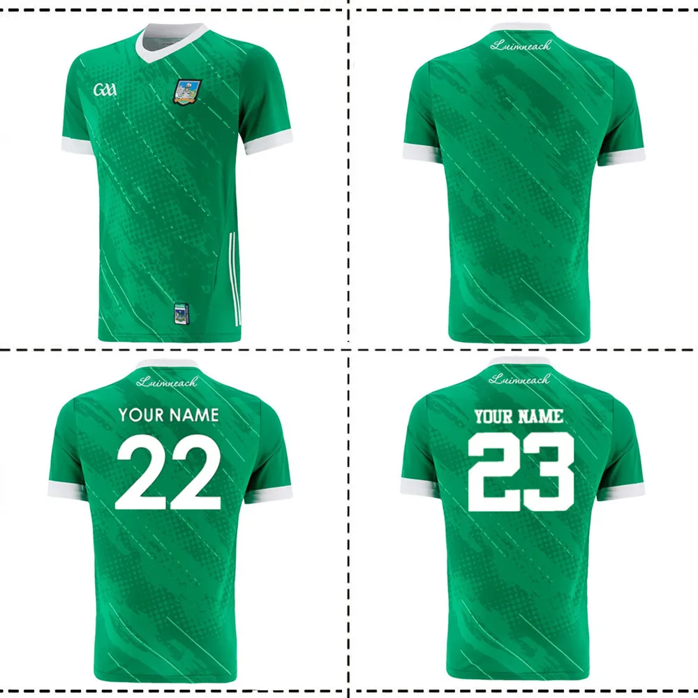 

2023 Limerick GAA Home Jersey 2023/24 IRELAND LIMERICK TRAINING RUGBY JERSEY size S--5XL