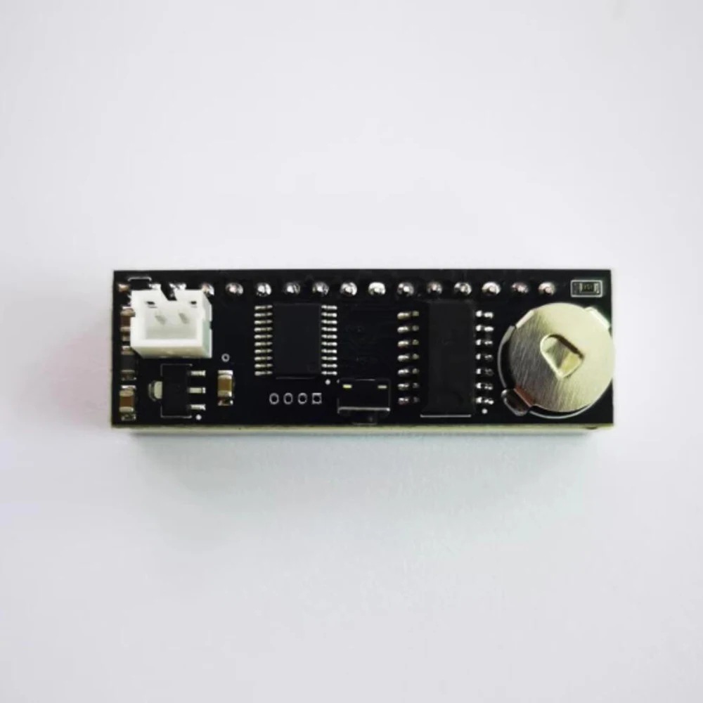 Compact LED Digital Clock with Second Display and Adjustable Brightness