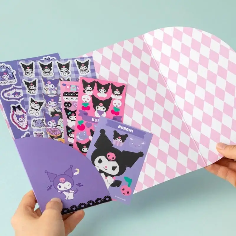 

Милая мультяшная комбинированная наклейка из аниме «Hello Kitty», Kuromi, почтовый насос, мимелоди, Санрио