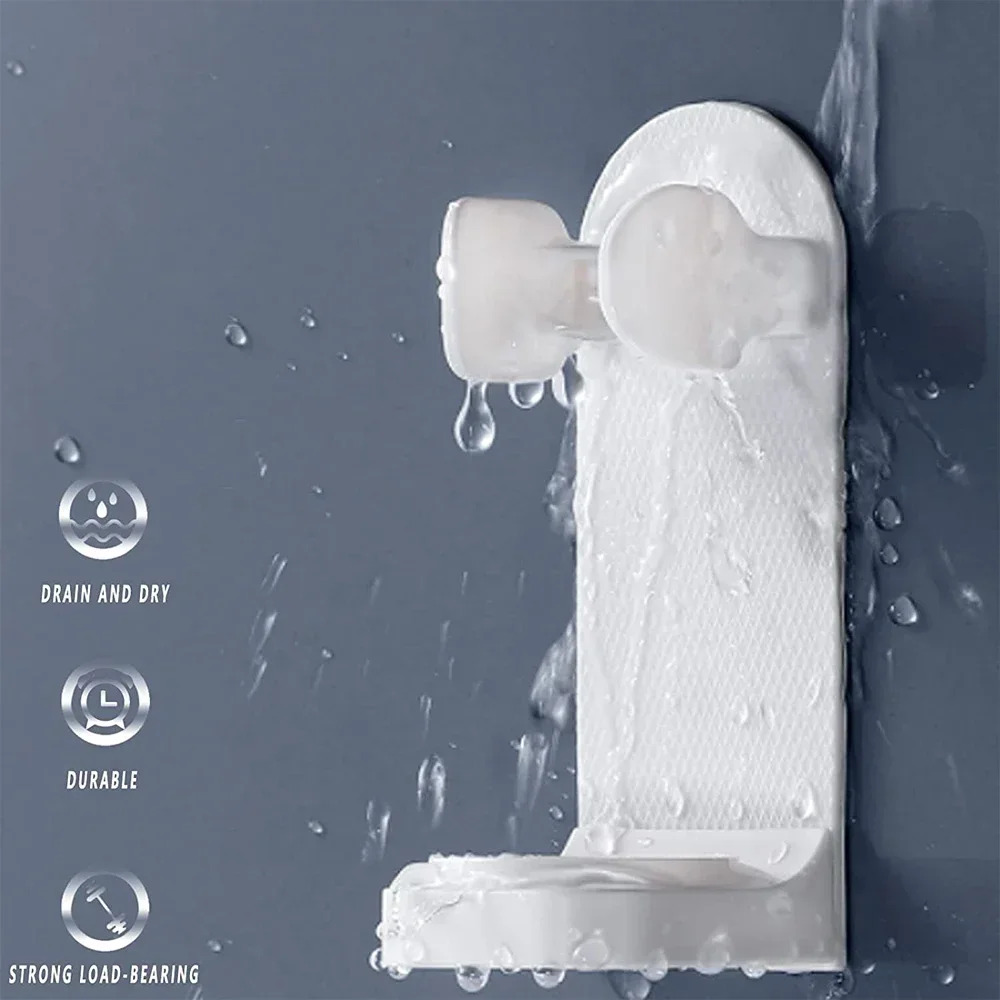 Electric Toothbrush Holder Bathroom Strong Adhesive Stickers Stand Adjustable Wall Mounted Keeping Toothbrushes Dry and Clean