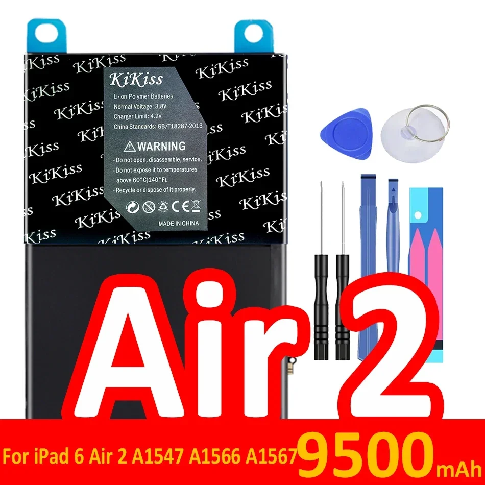 Tablet Battery for Apple iPad 6 Air 2 A1547 A1566 A1567-High Capacity and Reliable Battery