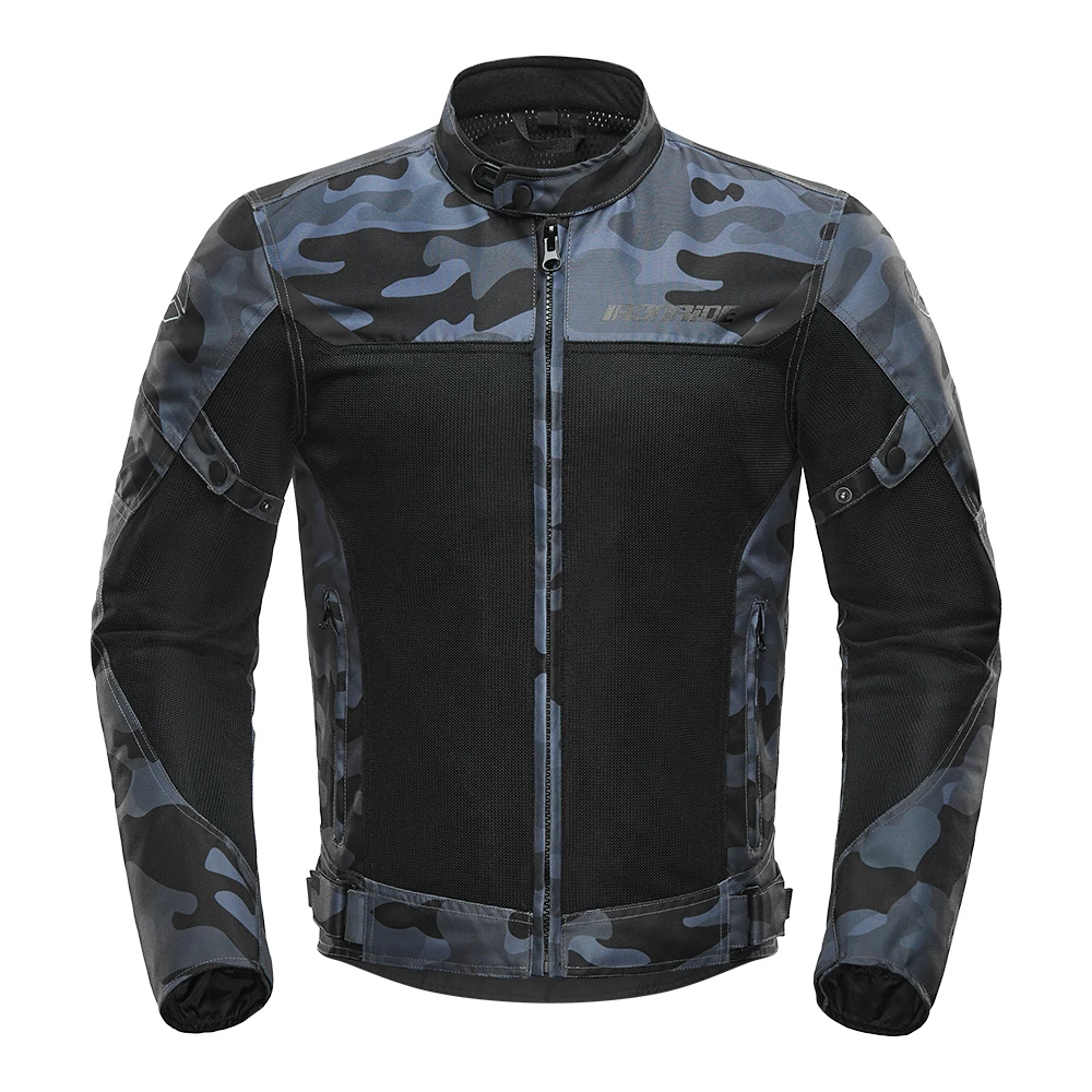 Summer Motorcycle Jacket Man Moto Pants Breathable Motocross Jacket Anti-fall