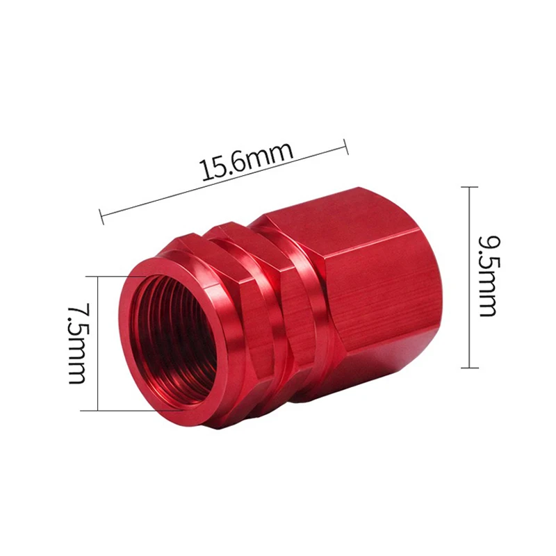 4Pcs Car Tire Valve Stem Caps – Premium Aluminum Wheel Accessories
