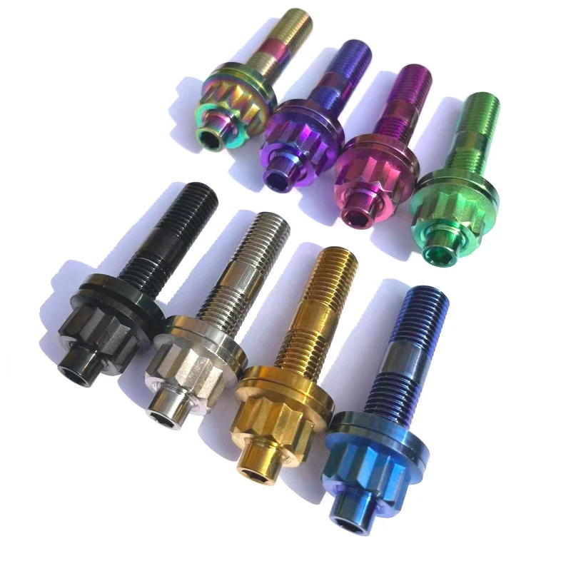 thumbnail interactive-video image 1 of M10x1.25mm Turbo To Manifold Titanium Stud Kit - 4-Piece High Temp Racing Studs 1 of 5
