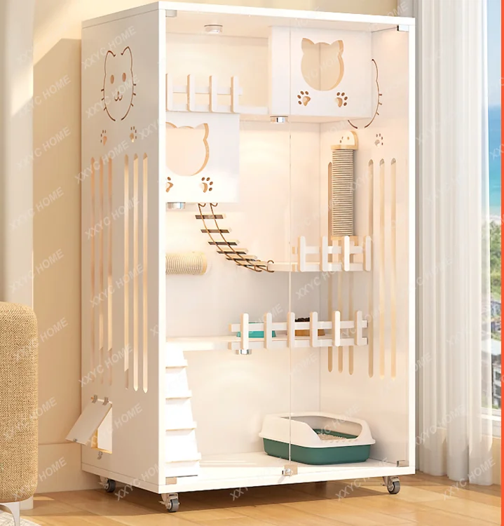 

Cat Cage Villa Home Indoor Non-Occupied House