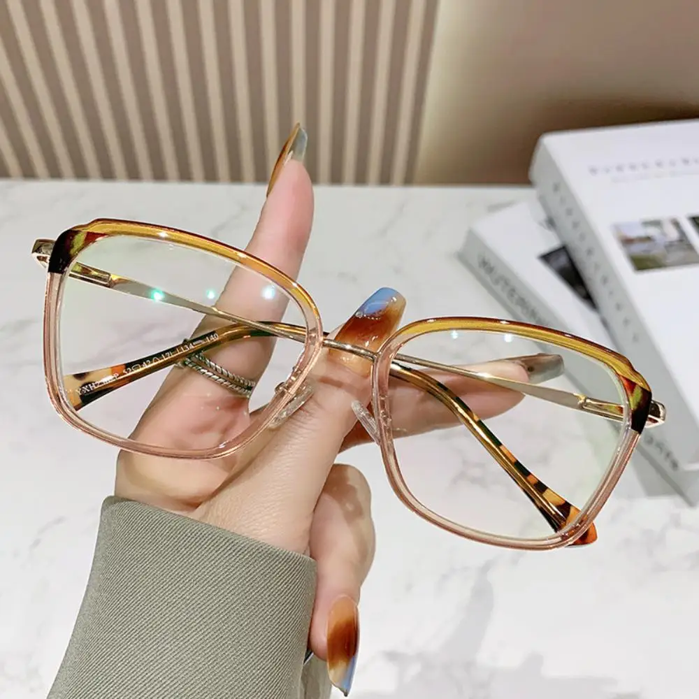 Fashion Eyeglass Frame Versatile Anti Blue Light Glasses Student Glasses Modern Myopia Eyeglass Frame For Cycling Stage Party