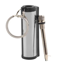 

Portable Immortal Fire Starter Matchstick Camping Lighter Keychain Kerosene Refillable Waterproof Flint Outdoor Survival Tool
