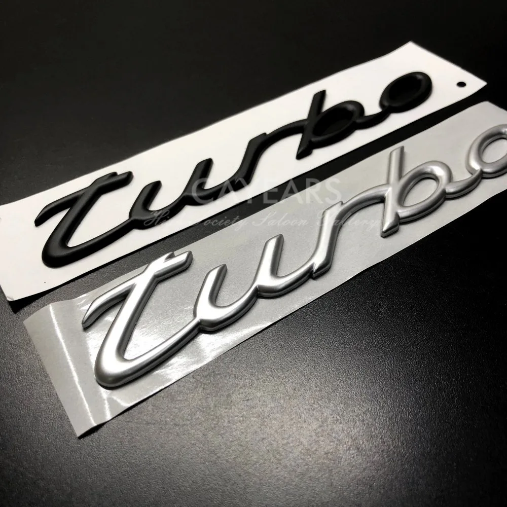 Cayears 터보 S GTS 올드 스타일 대형 엠블럼 차체 후면 뚜껑 트렁크 부츠 레이싱 스티커 배지, 1990 2011 차량에 적합