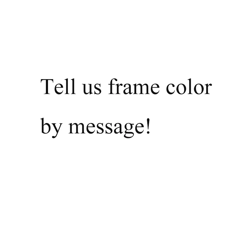 Tell us frame color