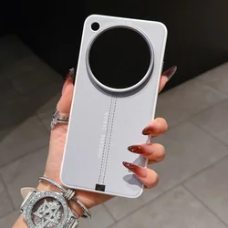 Luxury PU Leather Skin Magnetic Wireless Charging Protective Back Cover Case for Find X8 Pro (White)