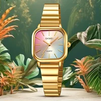 SKMEI 2190 For Ladies Female Girl Women Watches Waterproof Clock reloj mujer  Luxury Stainless Steel Strap Quartz Wristwatch 2