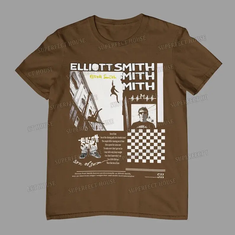 Camicia Elliott Smith Ispirata, T-Shirt Unisex Legend Elliott Smith An21987