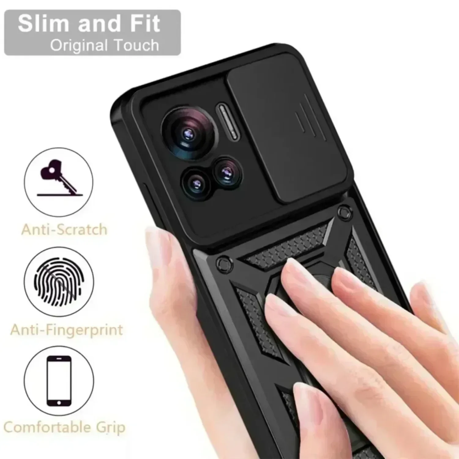 Shockproof Slide Camera Lens Holder Protective Case