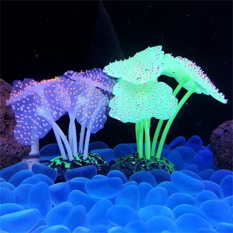 

Plant Decoration Aquarium Sea Anemone Fish Tank Luminous Simulation High Equipment Artificial Aquarium Plant Fishing Accessories