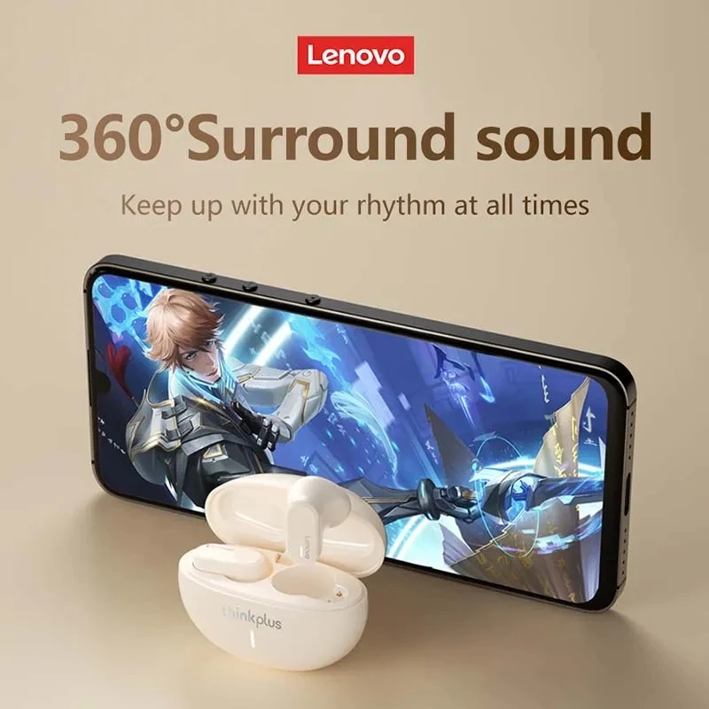 Original Lenovo LP19 Bluetooth Earphones TWS HIFI Wireless In-Ear Earbuds Sports Headphones Dual HD Microphone Headset 4