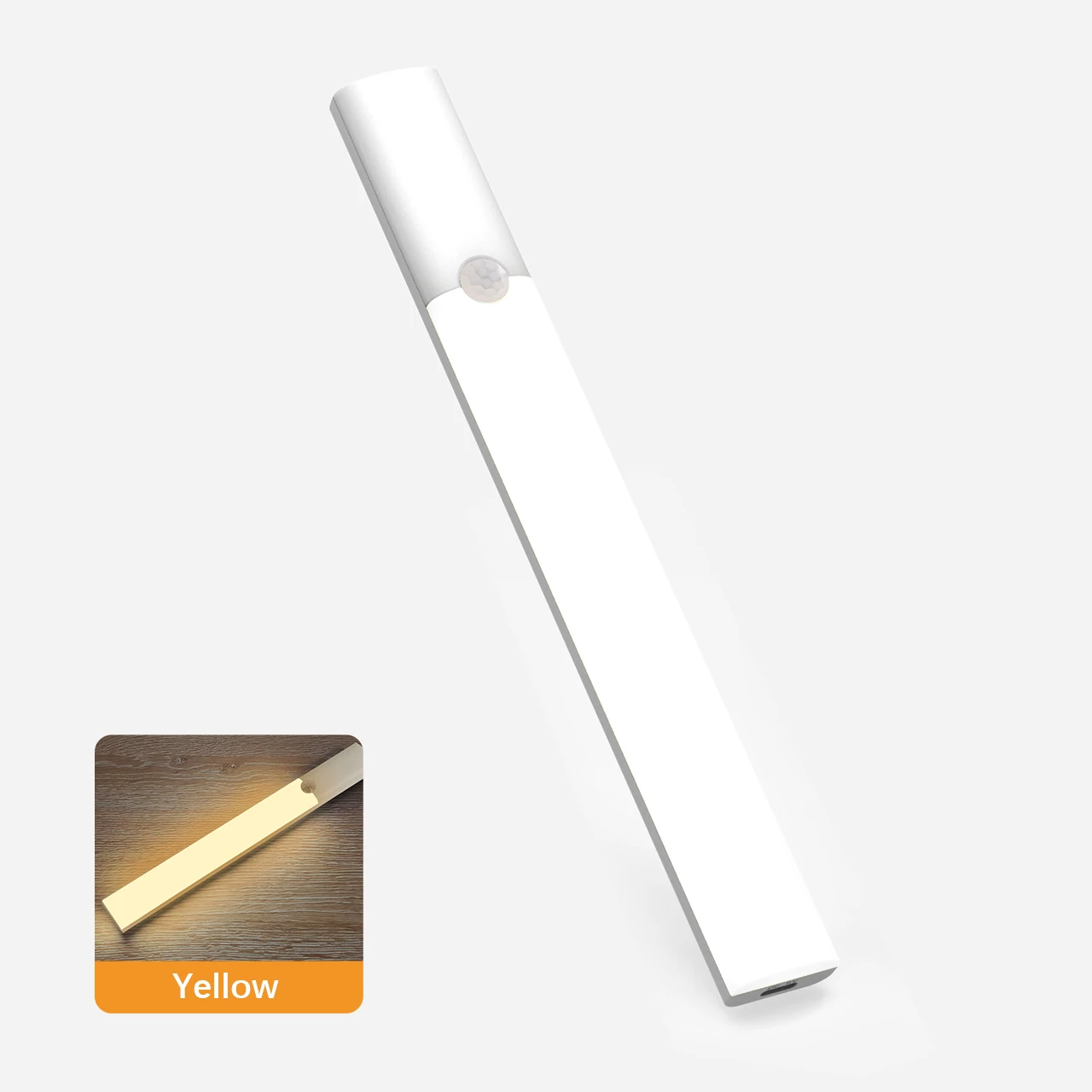 أضواء خزانة مضيئة قابلة لإعادة الشحن ، 3 ألوان مست...