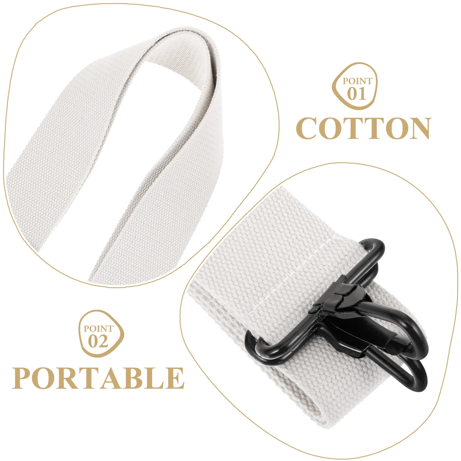 Adjustable Snare Drum Strap Strong Hooks Comfortable Carry Suitable Most Drums Practice Performance Essential
