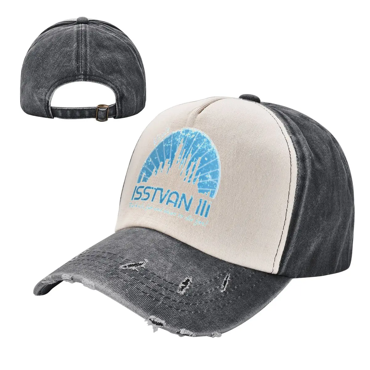 

Unisex Fashion Visit (blue) Washed Baseball Caps