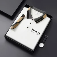 Polo à manches courtes pour hommes, haut décontracté, à la mode, respirant, confortable et tendance, nouvelle collection 1