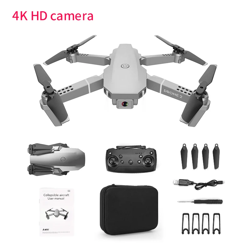 mini rc foldable drone quadcopter LSRC RC Drone E68 Pro WIFI FPV Drone With Wide Angle HD 4K 1080P Camera Height Hold RC Foldable Quadcopter Dron Gift syma x20 rc helicopter with camera RC Quadcopter