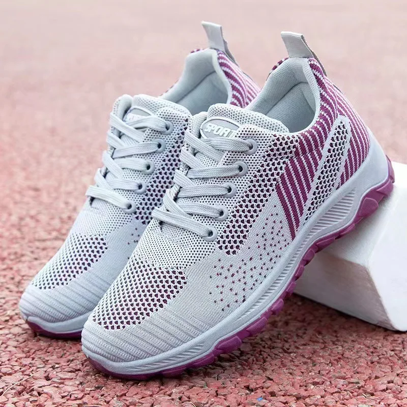 

Sports Casual Shoes for Male and Female Couple Breathable Mesh Casual Sneakers for Men Soft Soled Solid Color Walking Shoes
