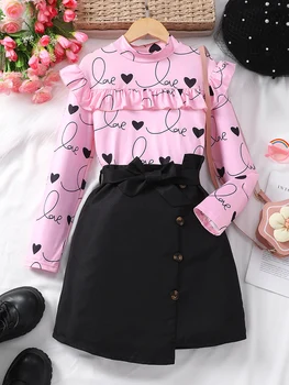 Girls Love Skirt Set 1