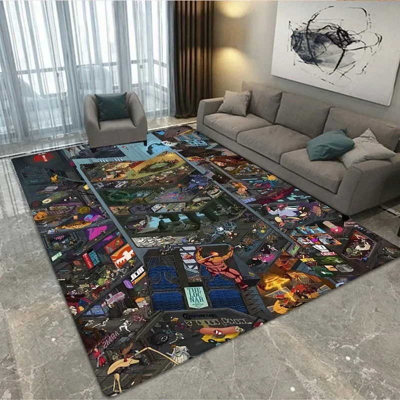 

Child Playmat Highway Simulated City Traffic Playroom Area Rug,Carpet for Home Living Room Bedroom Sofa ,kids Non-slip Floor Mat