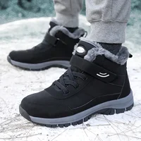 Snow Boots for Women Casual Winter Shoes Platform Non-slip Warm Fur Ankle Boots Plush Combat Outdoor Hiking Motorcycle Boots - Image 2