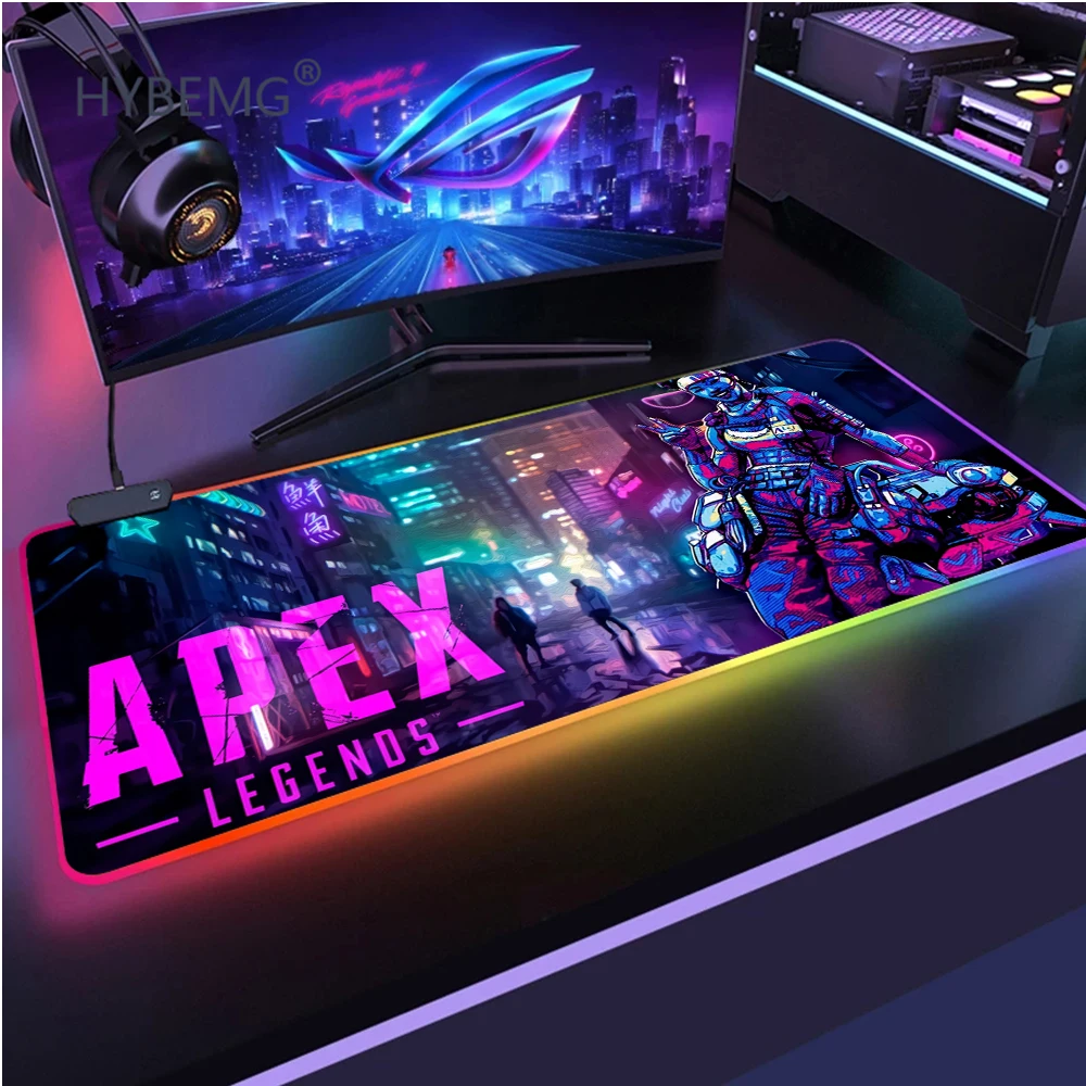Xxl Apex Legends Mouse Pad Art Large Overlock Edge Mat Rubber Speed Pc