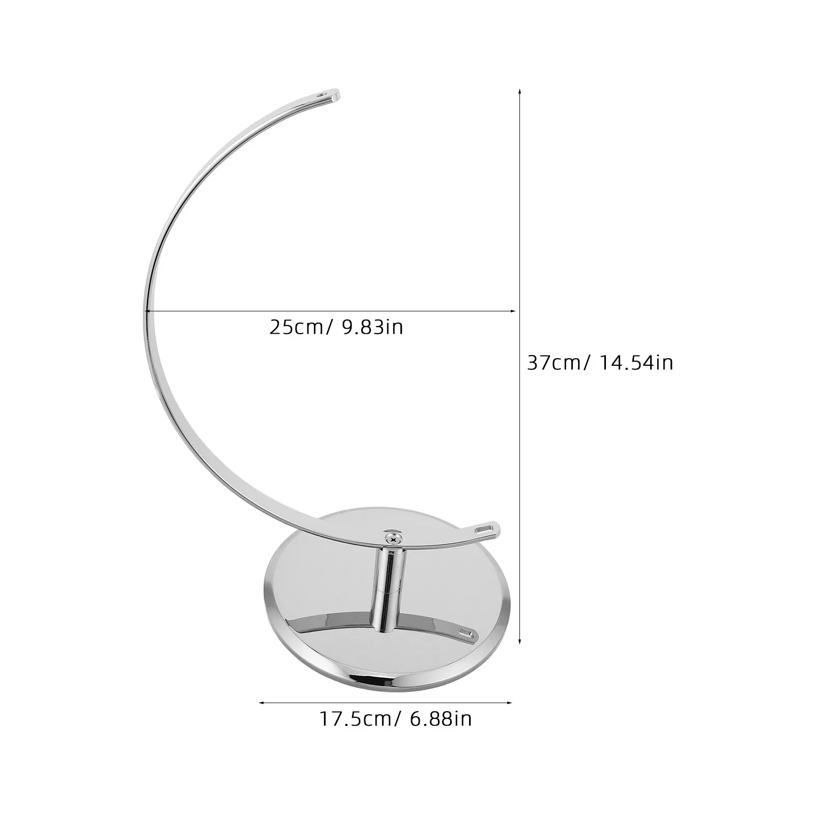 30cm 세계 지구본용 데스크탑 지구본 스탠드 11.8인치 - 지리학 학습 및 전시를 위한 정밀 회전 기능이 있는 안정적인 구형 홀더