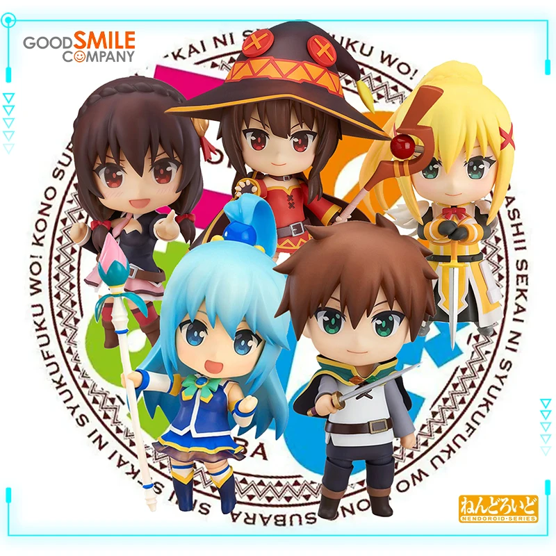 

GSC Original Genuine NENDOROID Kono Subarashii Sekai Ni Shukufuku O! 2 Megumin Satou Kazuma Dustiness Ford Lalatina Yunyun Aqua