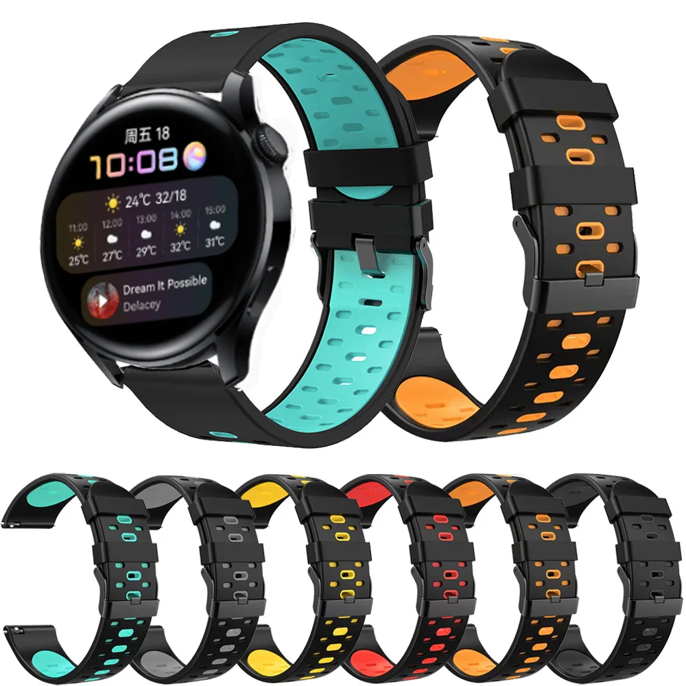 Ремешок силиконовый для Huawei Watch 3/3 Pro сменный Браслет Для GT2 3 46 мм/Honor Magic2 мм GS 22 |