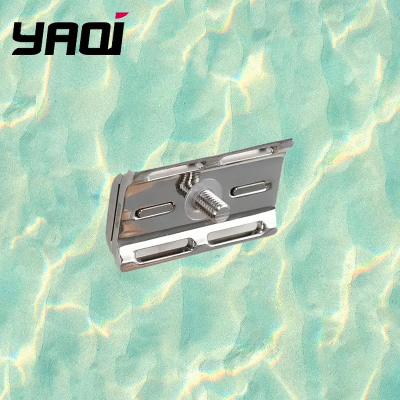 YAQI 센티넬 면도기 YAQI 남성용 면도기 고스트 90SB 316 스테인리스 스틸 광택 안전 면도기 헤드(0.90mm 블레이드 갭) 수집품