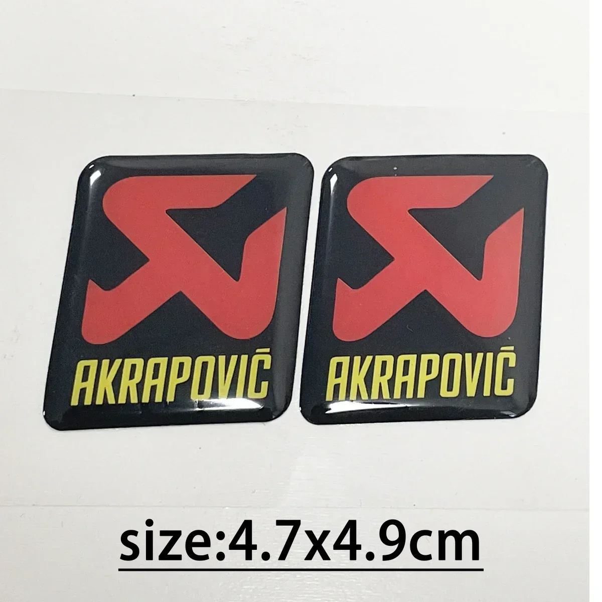 3D Moto Scarico Akrapovic Sticker Logo Silenziatore Silenziatore Punta Tubo Decalcomania Per Bmw R1200Gs Scarico Stack Sticker Alumite