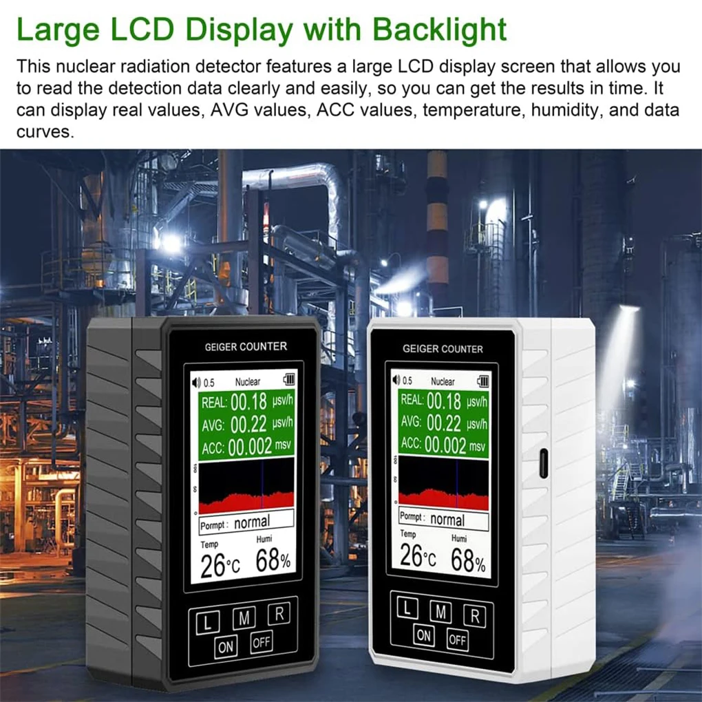 

Plastic Measure Environmental Background Portable Electromagnetic Radiation Detector For Accurate