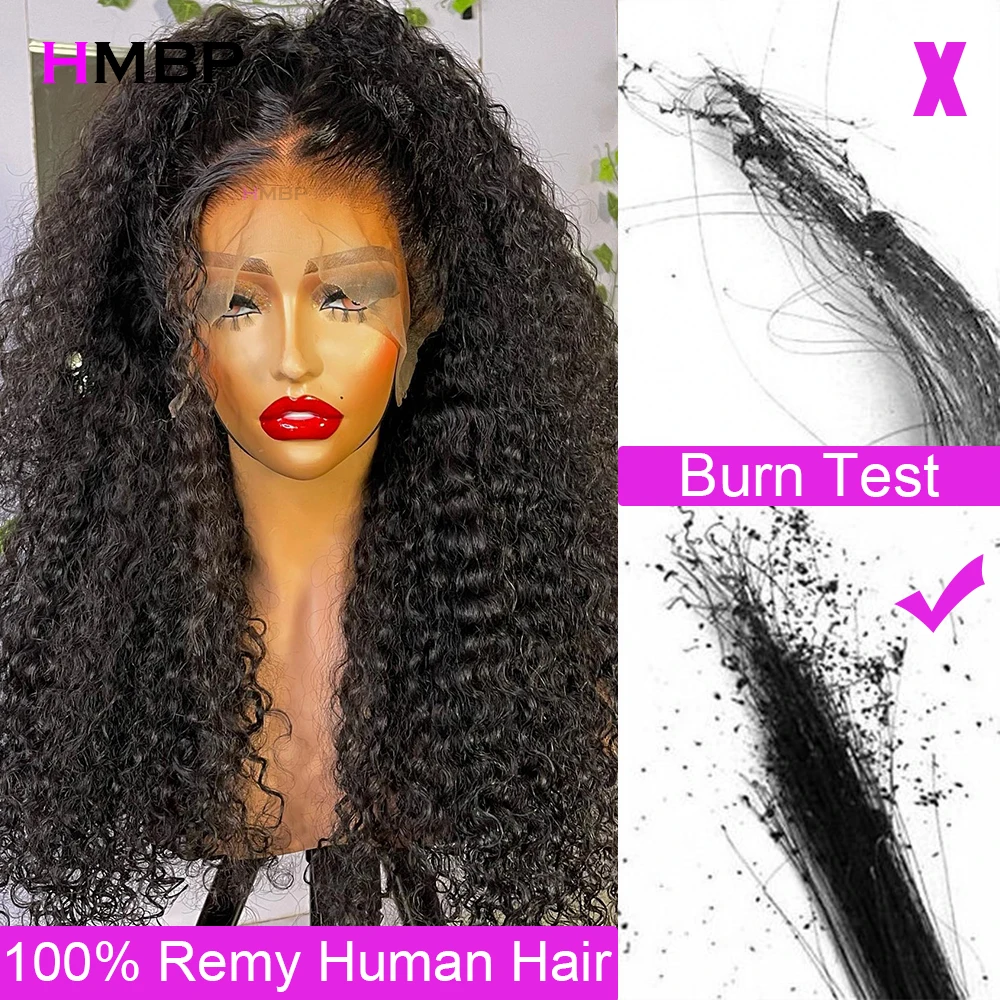 Wear And Go Full Lace Wigs 100% Human Hair Kinky Curly Glueless 360 Hd Brazilian Transparent Curly Lace Frontal Wigs For Women 2